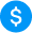 account credit dollar sign icon