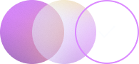 three pink circles transitioning into one
